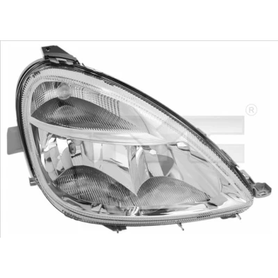 Imagem de TYC 20 0331 05 2 Farol Principal à direita com faróis de nevoeiro porta lâmpadas MERCEDES BENZ: Classe A