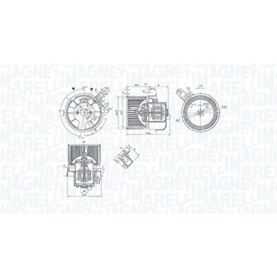 Imagem de MAGNETI MARELLI 069412247010 Motor eléctrico, ventilador do habitáculo 12