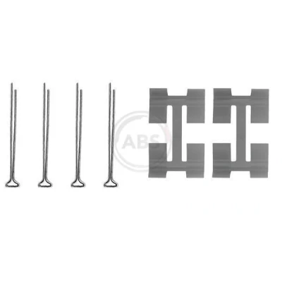 Imagem de A.B.S. 0972Q Kit de acessórios, pastilhas travão