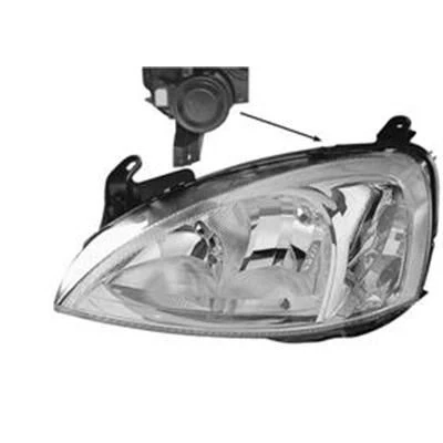 Imagem de Van WEZEL 3779961 Farol Principal OPEL: Corsa C Hatchback, Combo / Carrinha, С