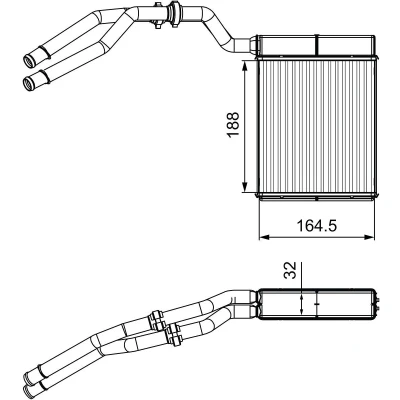 Imagem de VALEO 811515 Radiador Quente FORD: S Max Mk1
