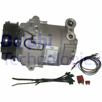 Imagem de DELPHI TSP0155458 compressor 6CVC13 PAG 46 com óleo de OPEL: Astra H Caravan, Hatchback, Zafira B, VAUXHALL: Mk5 Kombi