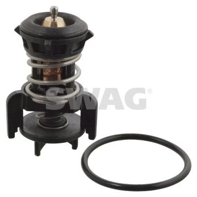Imagem de SWAG 30 10 6524 Termóstato, líquido de refrigeração 92 com retentor VOLKSWAGEN: Tiguan I, Golf 7, Transporter 6, SEAT: Leon III SC, AUDI: A1 Sportback