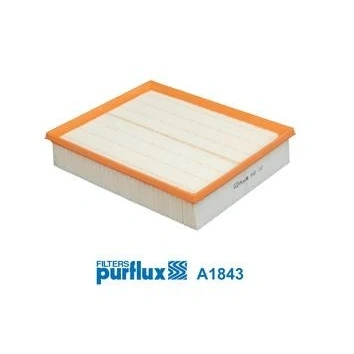 Imagem de PURFLUX A1843 Filtro de ar 58 232 284 Cartucho filtrante VOLKSWAGEN: Polo V Hatchback, SEAT: Ibiza 4 Sportcoupe, Toledo 4, AUDI: A1 Hatchback