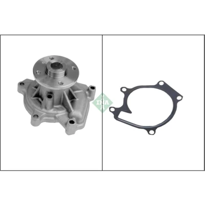 Imagem de INA 538 0558 10 Bomba de água para accionamento da correia trapezoidal estriada TOYOTA: Yaris I Hatchback, II Hatchback