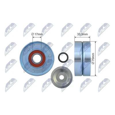 Imagem de NTY RNK NS 052 Polia Tensora NISSAN: NP300 Navara Pick up