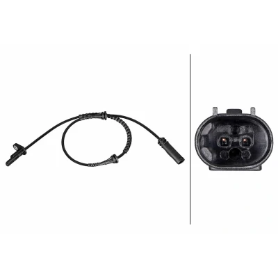 Imagem de HELLA 6PU 358 216 531 Sensor de ABS Hall 2pólos 680mm