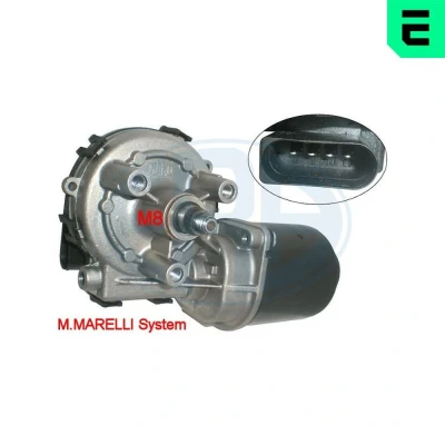 Imagem de ERA 460279A Motor de Limpa Vidros 12 à frente para veículo com volante esquerda FIAT: Punto Evo Hatchback, III Hatchback