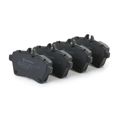 Imagem de BREMBO P 50 056 Jogo de pastilhas para travão disco preparado indicador aviso desgaste com parafusos pinça acessórios