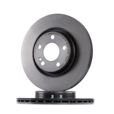 Imagem de Disco de travão BREMBO 09D53313 voltar/ventilado/altamente carbonizado/1 peça
