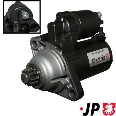 Imagem de JP GROUP 1190304800 Motor de arranque 12 1 10 SEAT: Ibiza 3, 4, Leon II Hatchback, VOLKSWAGEN: GOLF 5, 6, AUDI: A3 Sportback