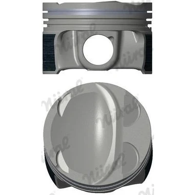 Imagem de NÜRAL 87 450400 00 Pistão 72,2 com suporte de segmentos, para biela trapezoidal