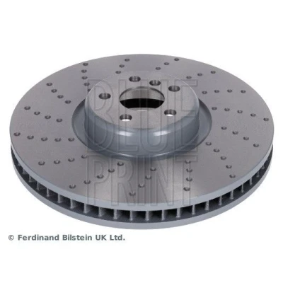 Imagem de BLUE PRINT ADBP430141 Disco de travão Eixo dianteiro, lado esquerdo 395 36 5 112 interior ventilado, ranhurado/perfurado revestido alto carbono