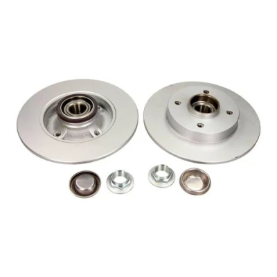 Imagem de QUARO QD0711 Disco de travão Eixo traseiro 249 9 4 108 cheio pintado, revestido com o rolamento da roda, anel sensor magnético integrado