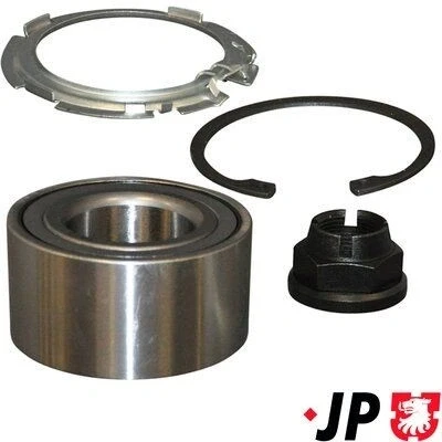 Imagem de JP GROUP 4341301410 Kit de rolamento roda Eixo dianteiro, lado esquerdo, direito com anel sensor do ABS 72
