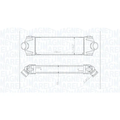Imagem de MAGNETI MARELLI 351319204320 Intercooler FORD: Transit Mk6 Camião de plataforma/Chassis