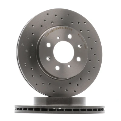 Imagem de BREMBO XTRA LINE 09.5509.1X Disco de travão 262 21 4 perfurado/ventilado revestido com parafusos HONDA: CRX 3, CIVIC V Hatchback, Hatchback