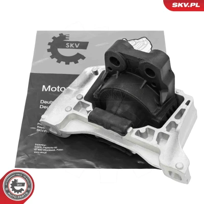 Imagem de ESEN SKV 75SKV258 Suporte, motor à direita Apoio hidráulico Alumínio, Borracha 254mm 144mm FORD: FOCUS 2 Kombi, 2, 3 Turnier, VOLVO: V50