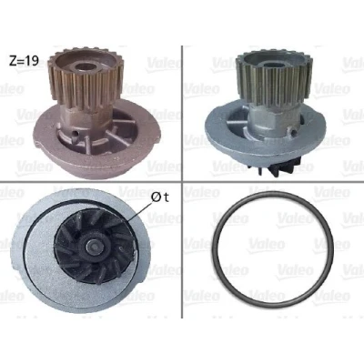 Imagem de VALEO 506649 Bomba de água com juntas sem tampa CHEVROLET: Aveo / Kalos Sedan, Cruze Hatchback