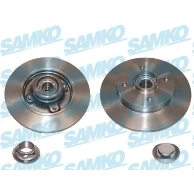 Imagem de SAMKO Disco de travão PEUGEOT: 208 I Hatchback, 2008 Carrinha, CITROËN: C3 III, C4 II Cactus, Aircross 2, OPEL: Crossland X 244mm 9mm 4 cheio