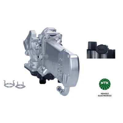 Imagem de NGK 91137 Válvula EGR electro pneumático com radiador da recirculação dos gases de escape, juntas VOLKSWAGEN: Transporter 5 Bus,