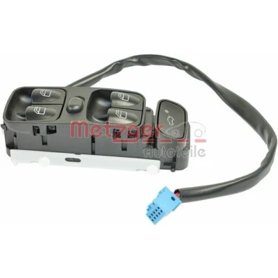 Imagem de METZGER 0916386 Interruptor, elevadores dos vidros do lado condutor, à frente MERCEDES BENZ: Classe C Sedan