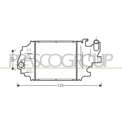Imagem de PRASCO RN322N001 Intercooler
