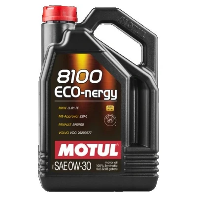 Imagem de Motul 8100 ECO NERGY 0W 30 5l Óleo do motor 102794 VOLKSWAGEN: Golf 4, 5, Polo IV Hatchback, AUDI: A3 A4 B6 Sedan, Avant