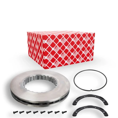 Imagem de FEBI BILSTEIN Disco de travão Eixo traseiro, dianteiro 45mm interior ventilado revestido 104674 5001667798,5001867798,20515097,85103804,85110495