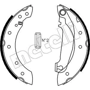 Imagem de METELLI 53 0476 Maxilas de Travão 203,0mm 38mm com acessórios