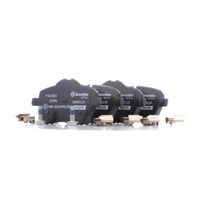 Imagem de BREMBO P 06 051X Jogo de pastilhas para travão disco preparado indicador aviso desgaste sem acessórios MINI: Hatchback, Clubman, Cabrio