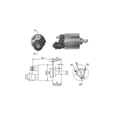 Imagem de ERA ZM609 Interruptor electromagnético, motor de arranque
