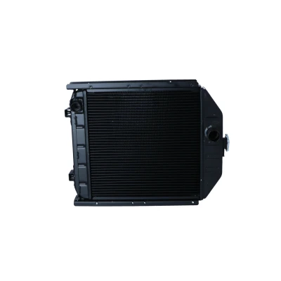 Imagem de NRF 53662 Radiador, arrefecimento do motor Alumínio 460 450 59 com capa Aletas de refrigeração soldadas