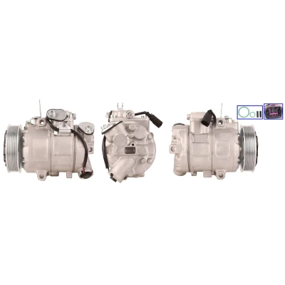 Imagem de LUCAS ACP630 Compressor PAG 46 R 134a com juntas SEAT: Ibiza 4, 3, 4 Sportcoupe, VOLKSWAGEN: Polo V Hatchback, IV Hatchback