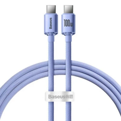Imagem de Baseus CAJY000605 Cabo de carga USB violeta C Type C, Power Delivery