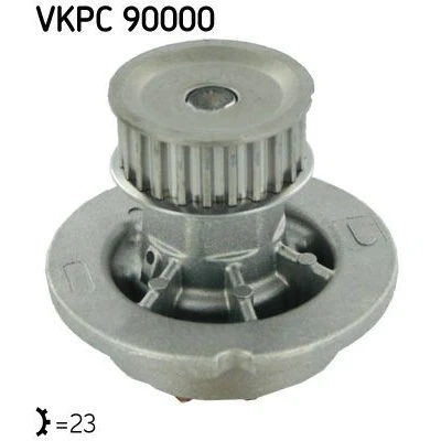 Imagem de SKF VKPC 90000 Bomba de água 23 com juntas Metal para accionamento da correia dentada