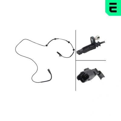 Imagem de OPTIMAL 06 S128 Sensor de ABS activo 1685 PEUGEOT: 407 SW, Sedan