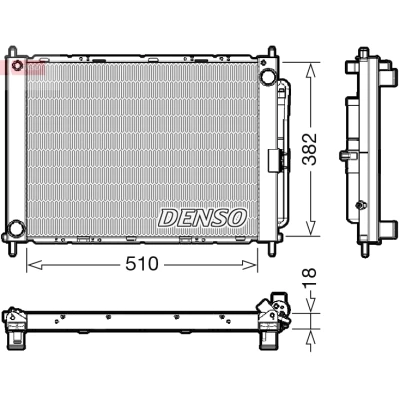 Imagem de DENSO DRM23111 Kit radiador com secador 3441 RENAULT: CLIO 3, Modus / Grand Modus, 3 Kasten