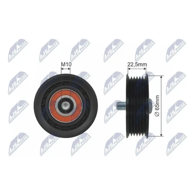 Imagem de NTY RNK PL 011 Polia de Desvio OPEL: Astra H Hatchback, Vectra C CC, GTC, SAAB: 9 5 Carrinha