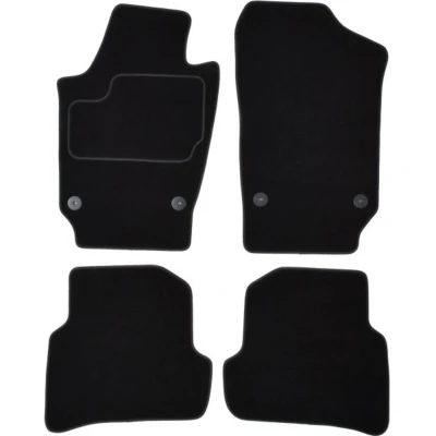 Imagem de MAMMOOTH A041 VW345 PRM 01 Conjunto de tapete chão Têxtil à frente e atrás 4 preto medida SEAT: Ibiza ST, 4, Sportcoupe