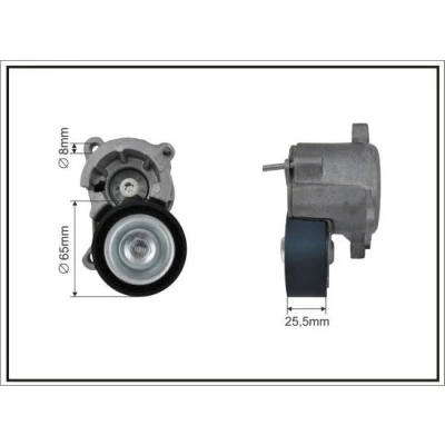 Imagem de Tensor, correia trapezoidal estriada CAFFARO 100500SP