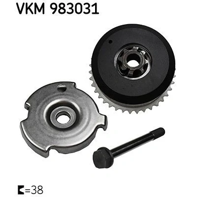 Imagem de SKF VKM 983031 Regulador do veio de excêntricos Lado admissão 38