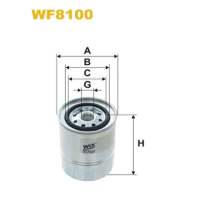 Imagem de Filtro combustível wix wf8100