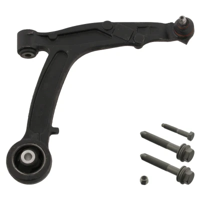 Imagem de FEBI BILSTEIN 40681 Braço de suspensão com parafusos Eixo dianteiro, lado direito, em baixo transversal Aço fundido FIAT: Panda II Hatchback