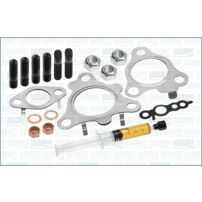 Imagem de AJUSA JTC12072 Kit de montagem, turbocompressor with studs, syringe oil com juntas instruções montagem KIA: Pro cee‘d II Hatchback