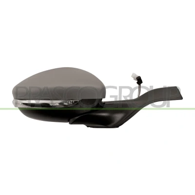Imagem de Espelho retrovisor Prasco PG3267343P com sensor à direita subcapa elétrico aquecível, convexo, sem cor PEUGEOT: 208 I Hatchback