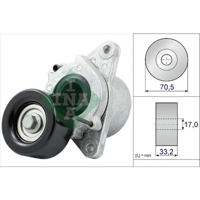 Imagem de INA 534 0435 10 Tensor, correia trapezoidal estriada