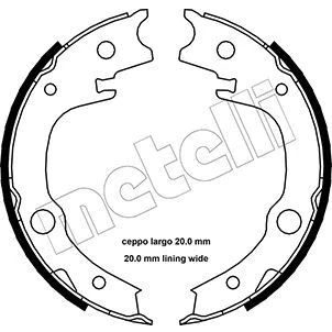 Imagem de METELLI 53 0443 Maxilas de Travão Mão TOYOTA: Corolla IX Hatchback, Station Wagon, Yaris I Hatchback