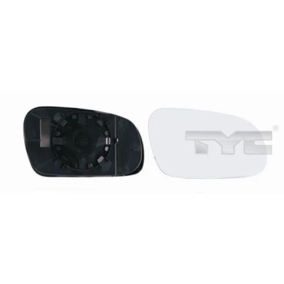 Imagem de TYC 337 0152 1 Vidro Espelho esquerda VOLKSWAGEN: Fox Hatchback