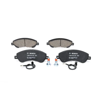 Imagem de BOSCH 0 986 494 236 Jogo de pastilhas para travão disco FORD: Transit Mk6 Van, Minibus, Camião plataforma/Chassis